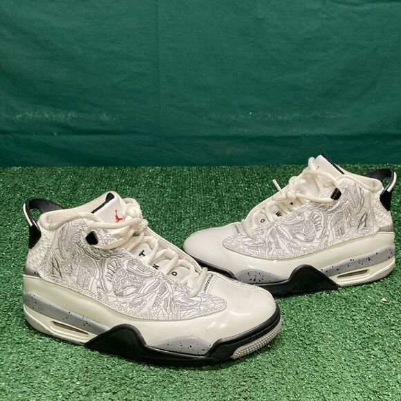 Air Jordan Dub Zero White Cement sneakers size 7Y (OKPM-12-031) - Picture 1 of 14